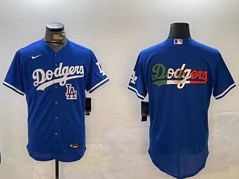 Men Los Angeles Dodgers Blank Blue Elite 2024 Nike MLB Jersey style 12164->los angeles dodgers->MLB Jersey